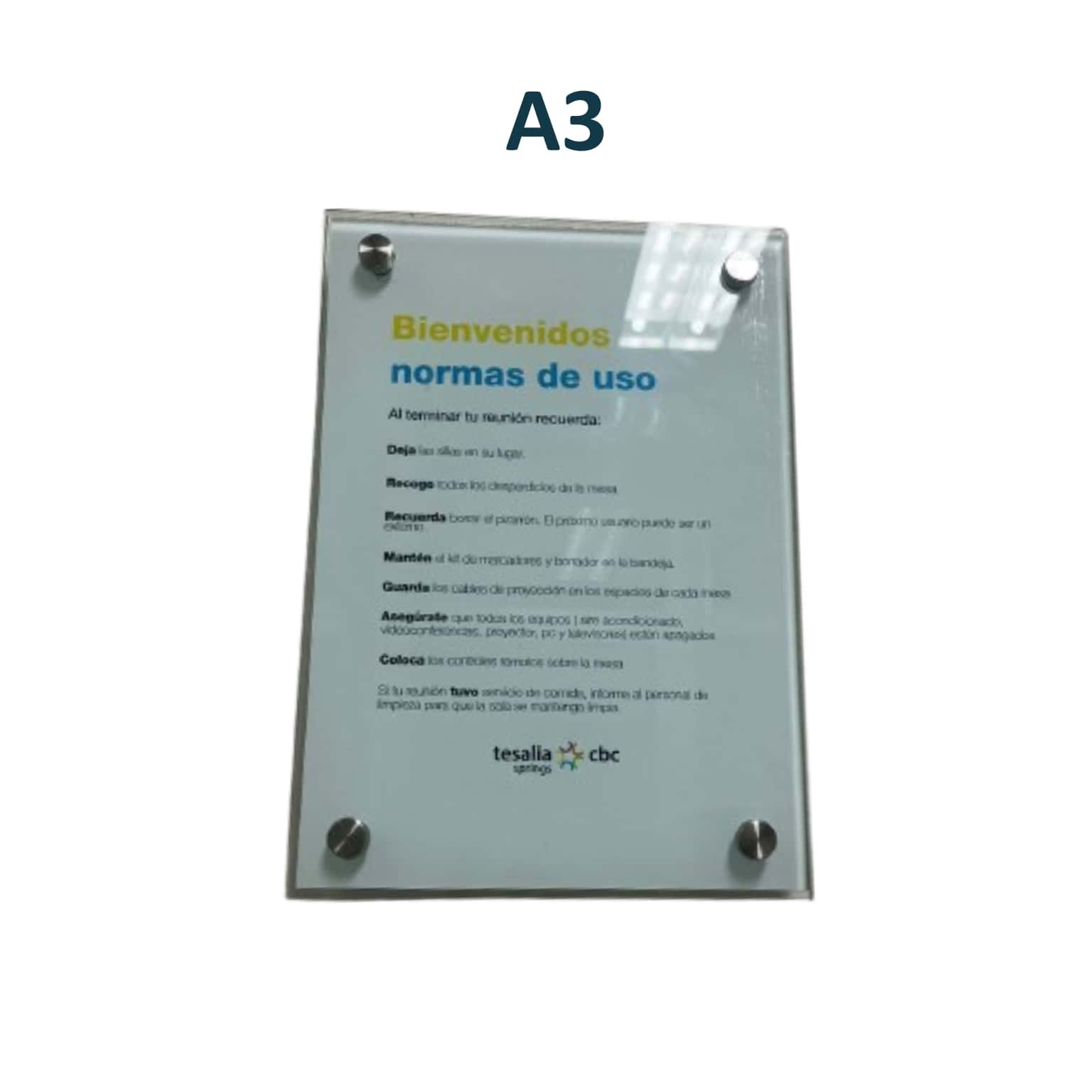 HABLADOR TIPO BOLSILLO DE PARED A3