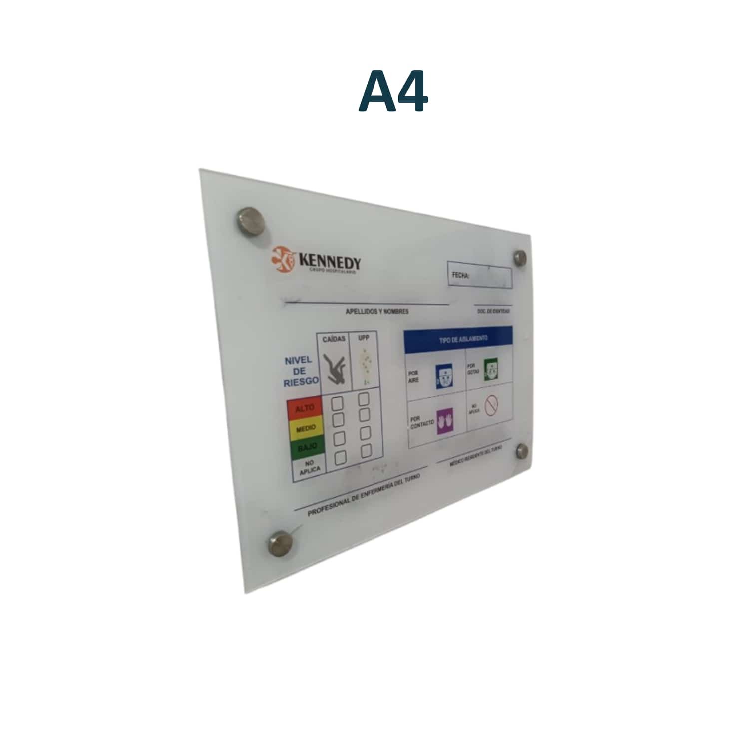 HABLADOR A4 IMPRESO UV DE PARED